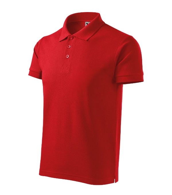 Cotton Heavy 215 Polokošeľa pánska — červená
