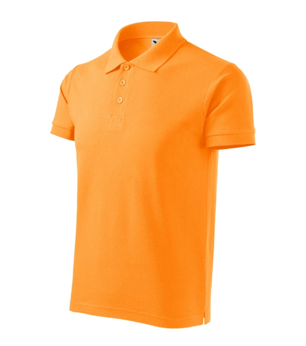 Cotton Heavy 215 Polokošeľa pánska — mandarínková oranžová