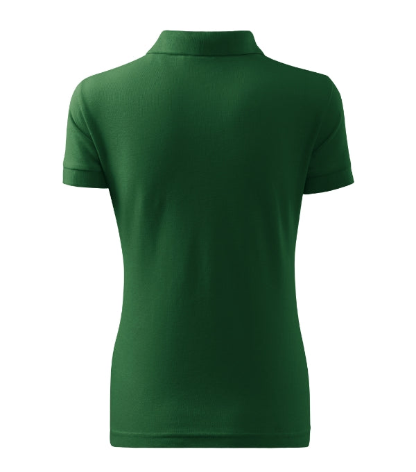 Cotton Heavy 216 Polokošeľa dámska — fľaškovozelená