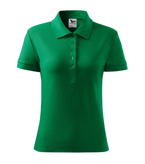 Cotton Heavy 216 Polokošeľa dámska — trávová zelená