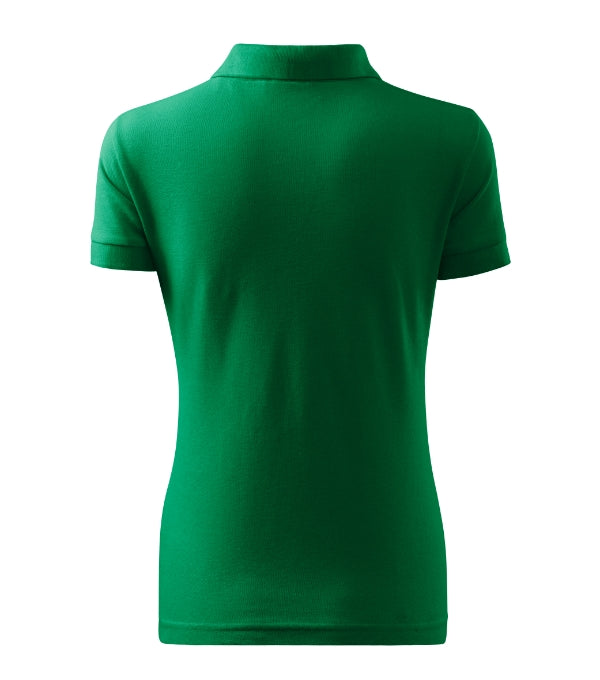Cotton Heavy 216 Polokošeľa dámska — trávová zelená
