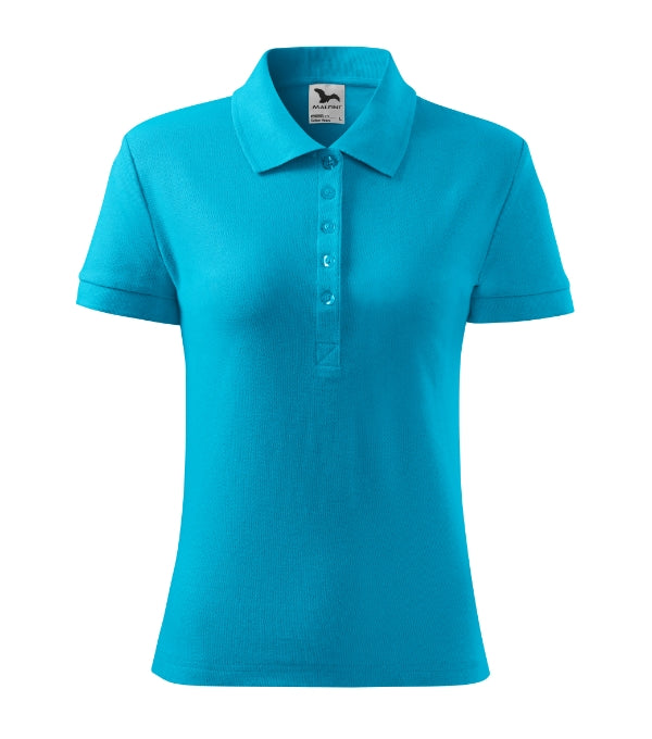 Cotton Heavy 216 Polokošeľa dámska — tyrkysová