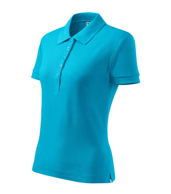 Cotton Heavy 216 Polokošeľa dámska — tyrkysová