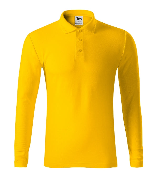 Pique Polo LS 221 Polokošeľa pánska — žltá
