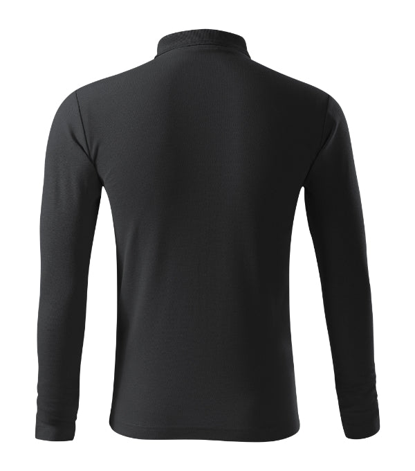 Pique Polo LS 221 Polokošeľa pánska — ebony gray