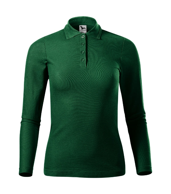 Pique Polo LS 231 Polokošeľa dámska — dark green