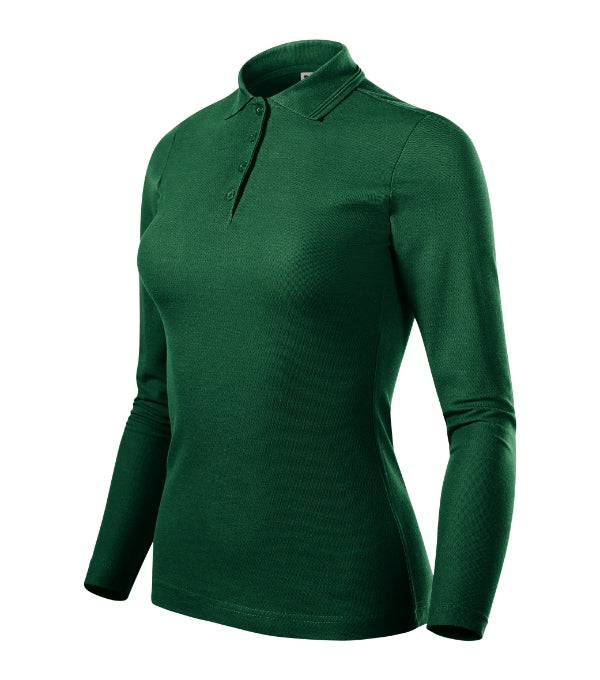 Pique Polo LS 231 Polokošeľa dámska — dark green