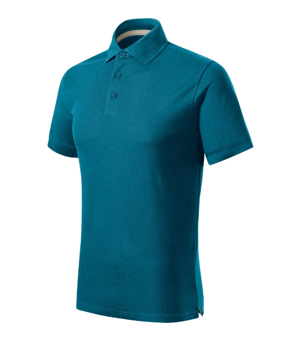 Prime (GOTS) 234 Polokošeľa pánska — petrol blue