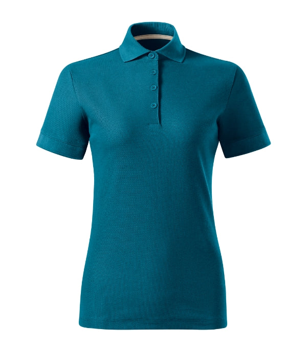 Prime (GOTS) 235 Polokošeľa dámska — petrol blue