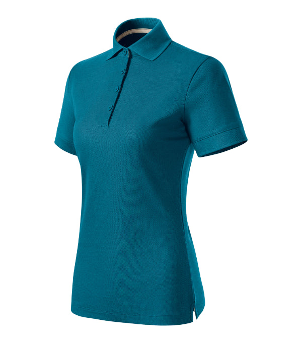 Prime (GOTS) 235 Polokošeľa dámska — petrol blue