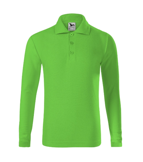 Pique Polo LS 241 Polokošeľa detská — green apple