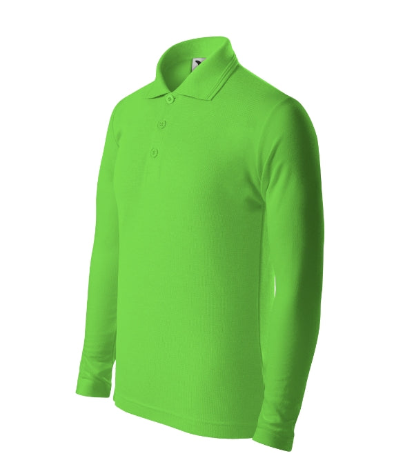 Pique Polo LS 241 Polokošeľa detská — green apple