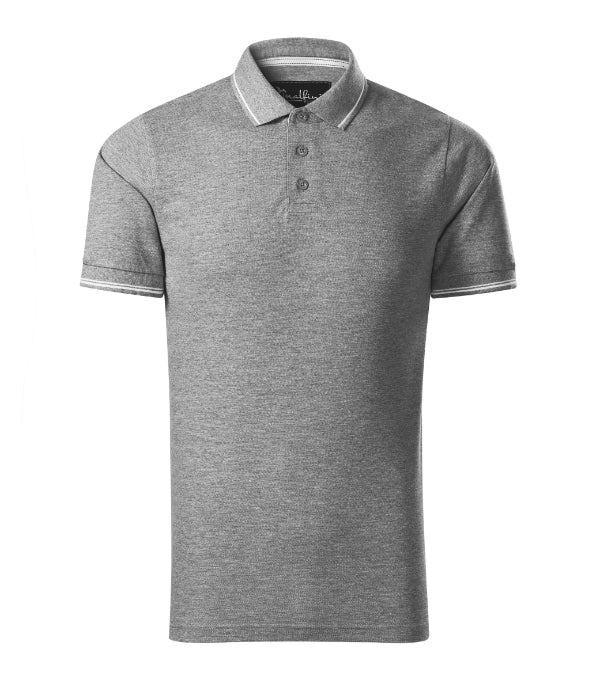 Perfection plain 251 Polokošeľa pánska — tmavosivý melír