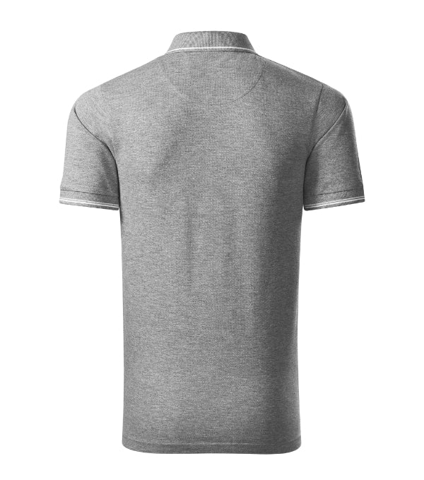 Perfection plain 251 Polokošeľa pánska — tmavosivý melír