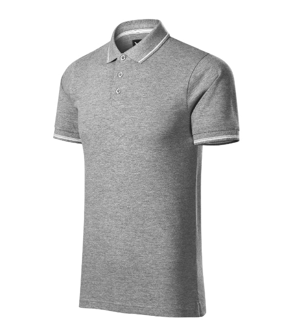Perfection plain 251 Polokošeľa pánska — tmavosivý melír