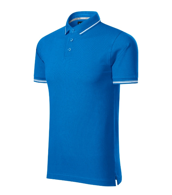 Perfection plain 251 Polokošeľa pánska — snorkel blue
