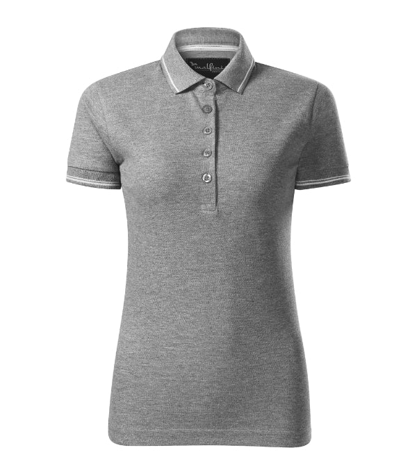 Perfection plain 253 Polokošeľa dámska — tmavosivý melír