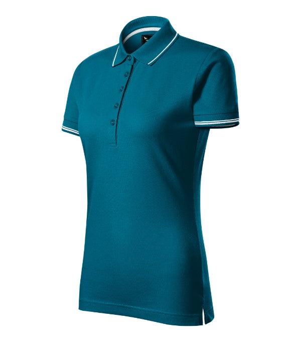 Perfection plain 253 Polokošeľa dámska — petrol blue