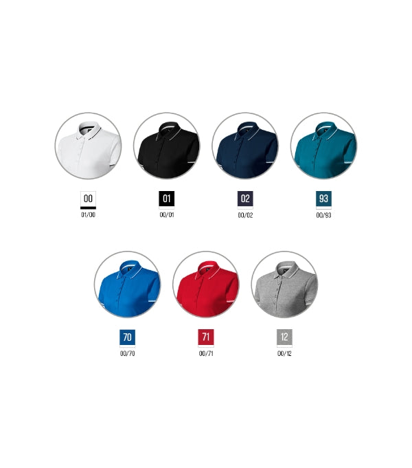 Perfection plain 253 Polokošeľa dámska — petrol blue