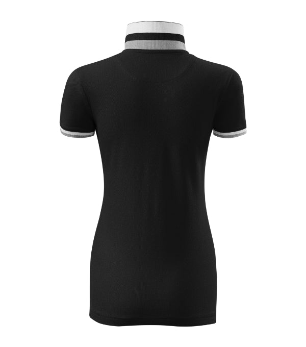 Collar Up 257 Polokošeľa dámska — čierna