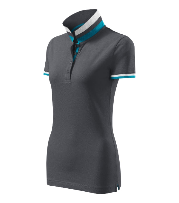 Collar Up 257 Polokošeľa dámska — light anthracite