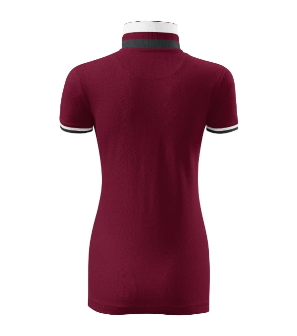 Collar Up 257 Polokošeľa dámska — garnet