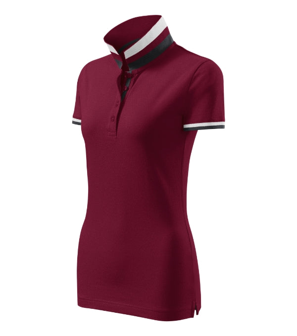 Collar Up 257 Polokošeľa dámska — garnet