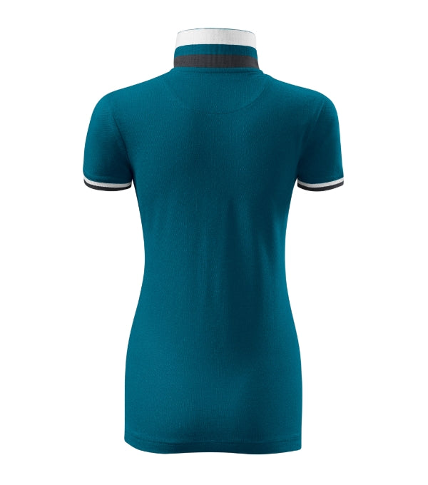 Collar Up 257 Polokošeľa dámska — petrol blue