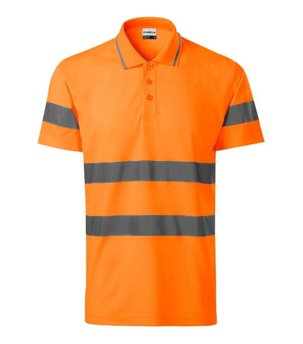 HV Runway 2V9 Polokošeľa unisex — fluorescenčná oranžová