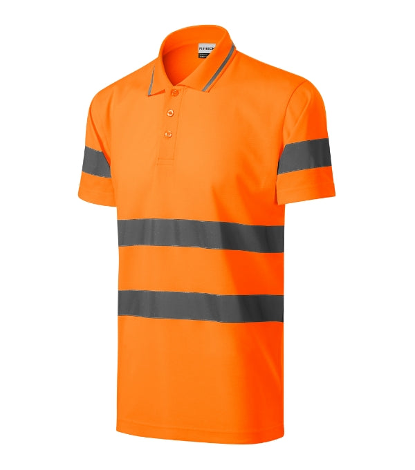 HV Runway 2V9 Polokošeľa unisex — fluorescenčná oranžová