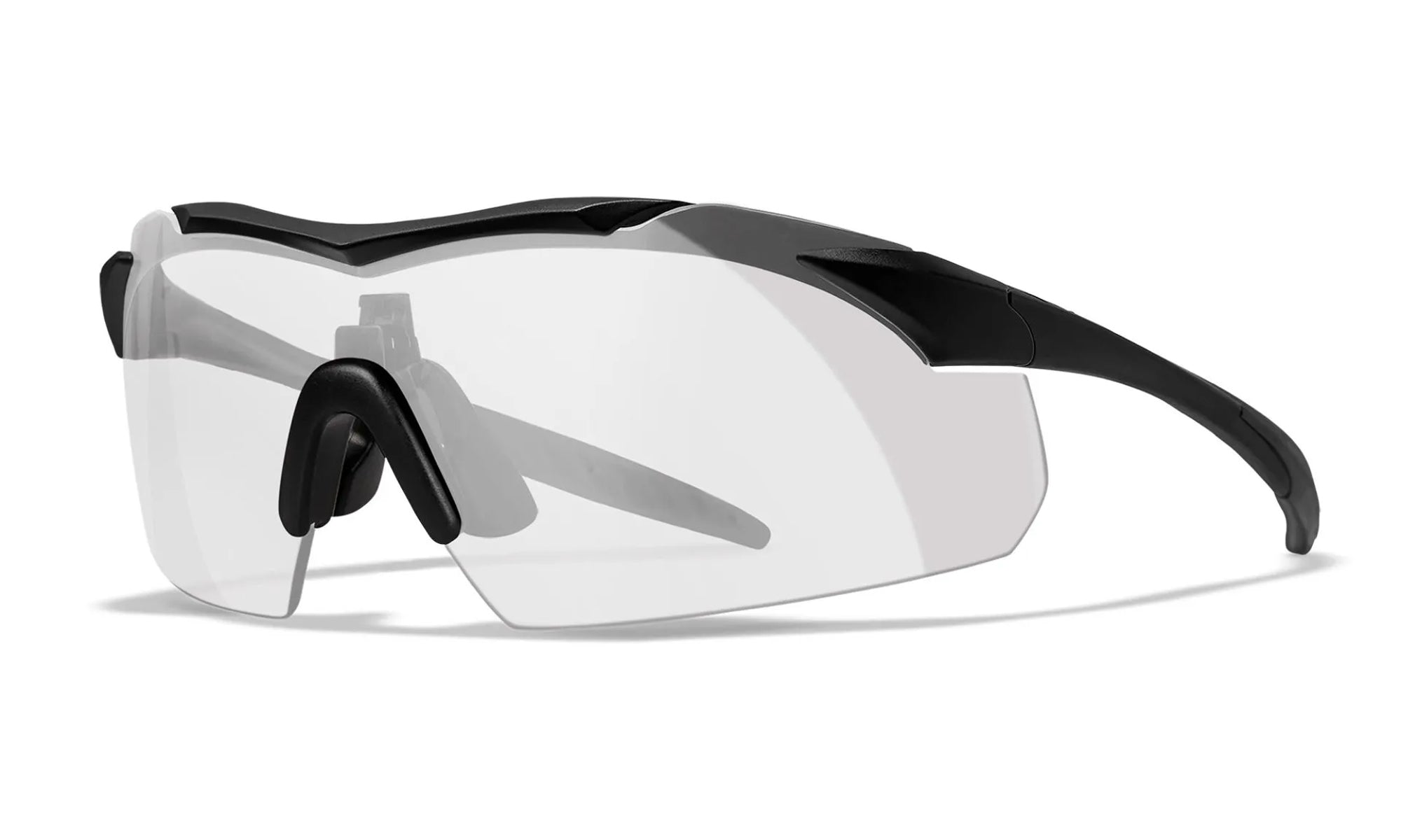 Wiley X WX VAPOR — Grey + Clear, Matte Black