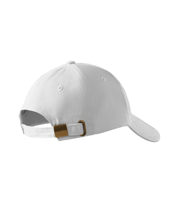 6P 305 Čiapka unisex — biela