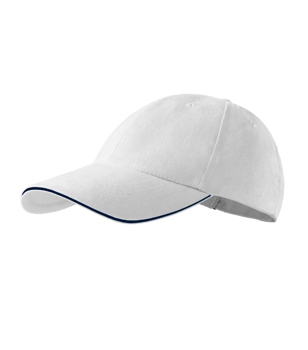 Sandwich 6P 306 Čiapka unisex — biela