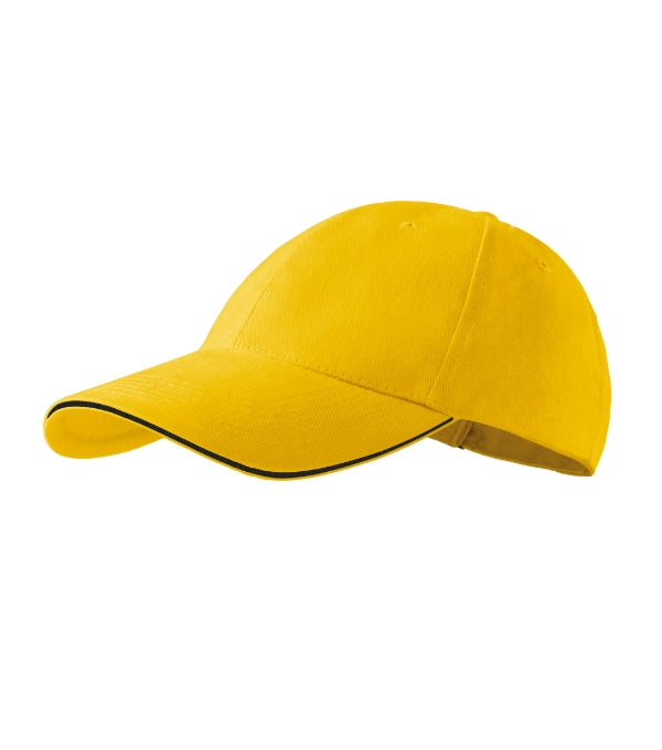 Sandwich 6P 306 Čiapka unisex — žltá
