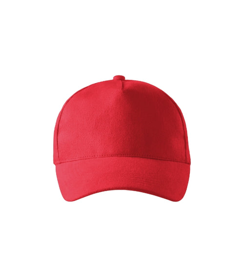 5P 307 Čiapka unisex — červená