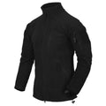 ALPHA TACTICAL Jacket - Grid Fleece - Black — Helikon-Tex