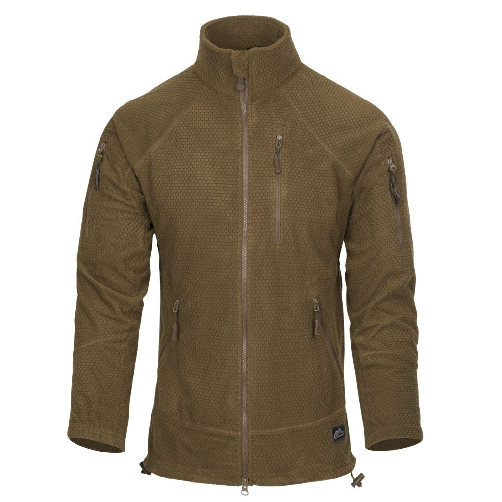 ALPHA TACTICAL Jacket - Grid Fleece - Black — Helikon-Tex
