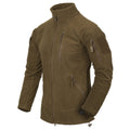 ALPHA TACTICAL Jacket - Grid Fleece - Coyote — Helikon-Tex