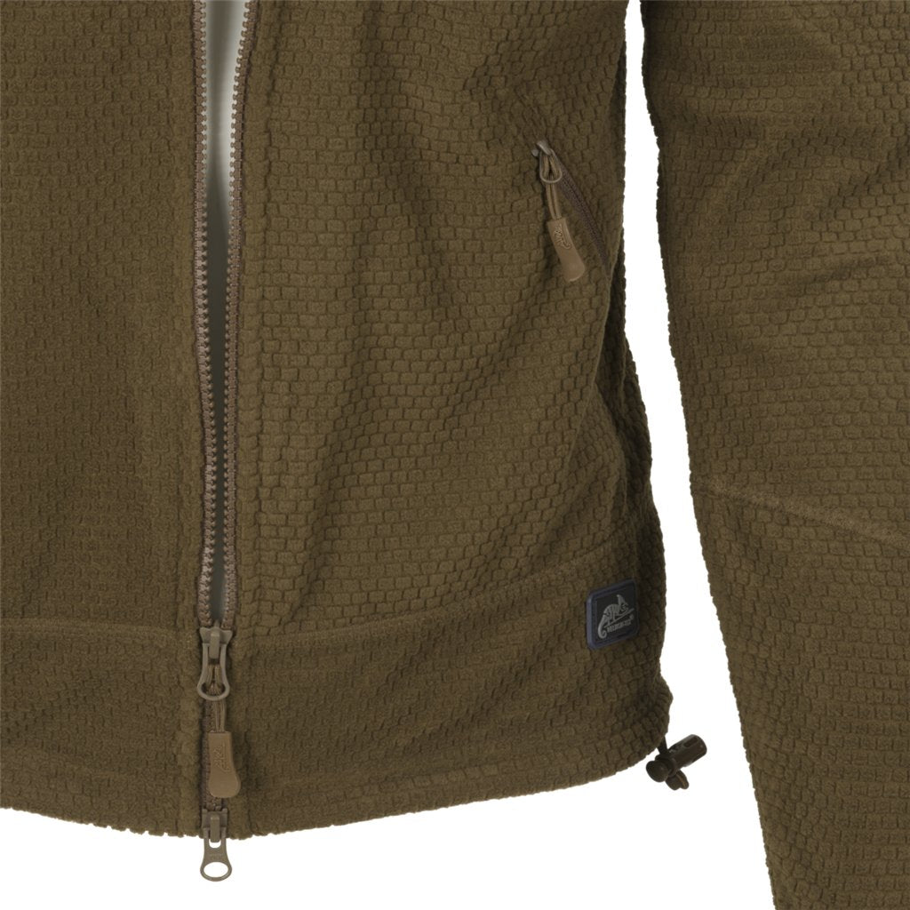 ALPHA TACTICAL Jacket - Grid Fleece - Shadow Grey — Helikon-Tex
