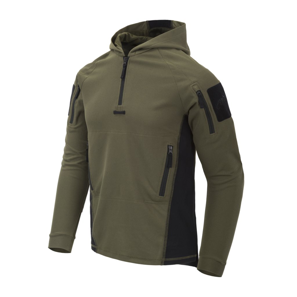 RANGE HOODIE - TopCool - Olive Green/Black — Helikon-Tex