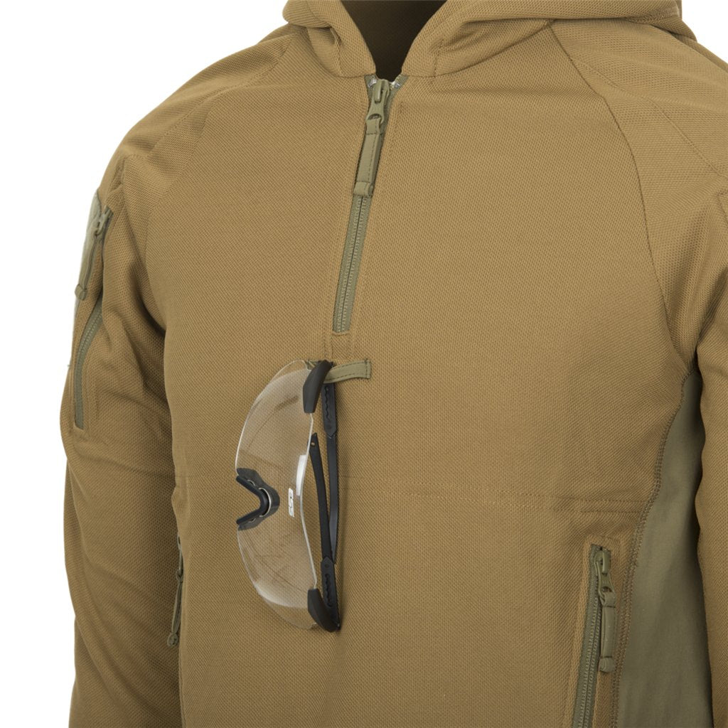 RANGE HOODIE - TopCool - Olive Green/Black — Helikon-Tex