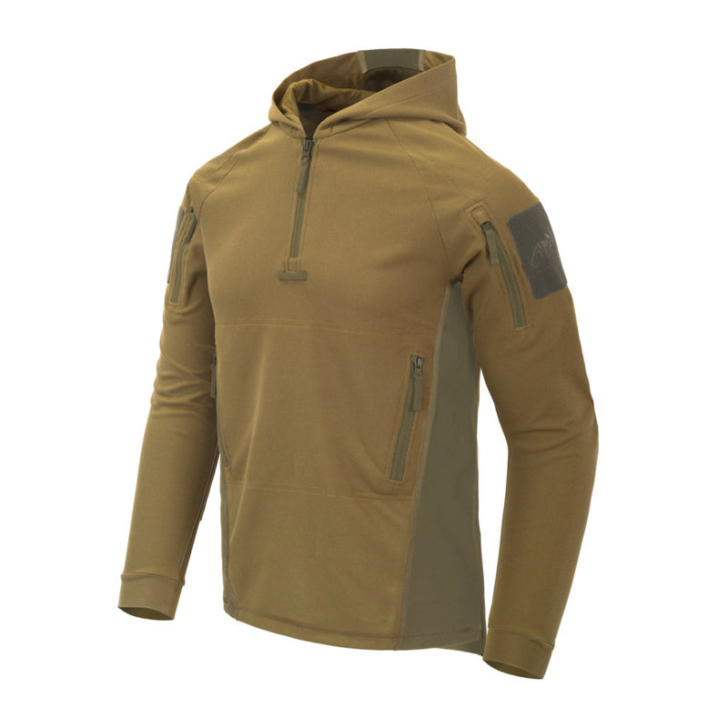 RANGE HOODIE - TopCool - Coyote/Adaptive Green