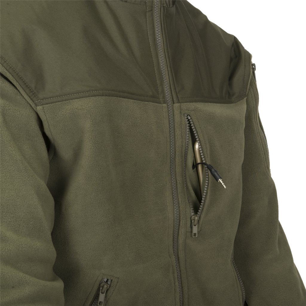 CLASSIC ARMY Jacket - Fleece - Olive Green/Black — Helikon-Tex