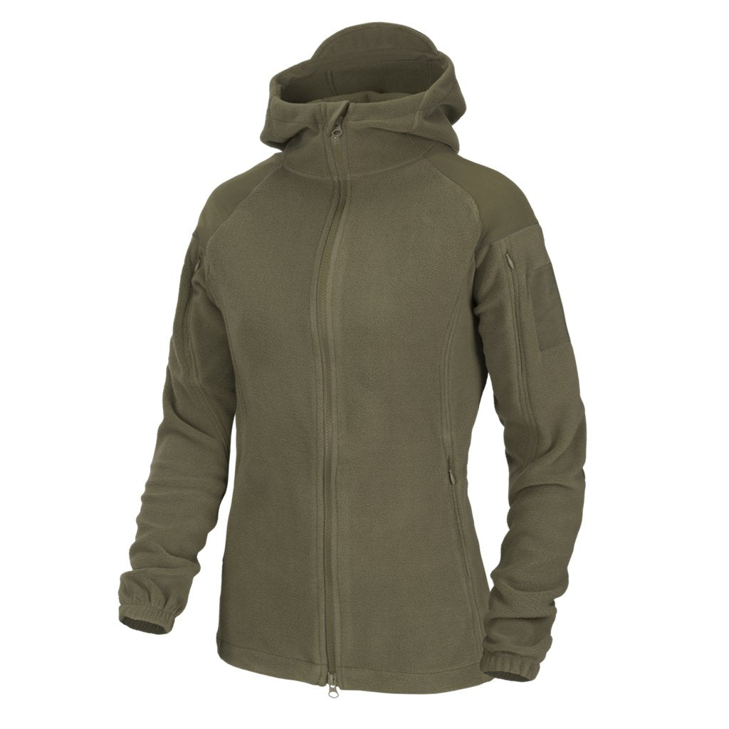 Women's CUMULUS® Jacket - Heavy Fleece - Taiga Green — Helikon-Tex
