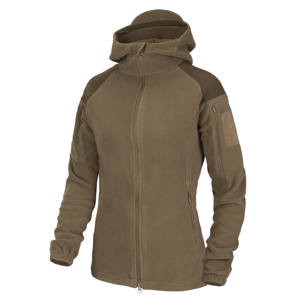 Women's CUMULUS® Jacket - Double Fleece - Coyote — Helikon-Tex