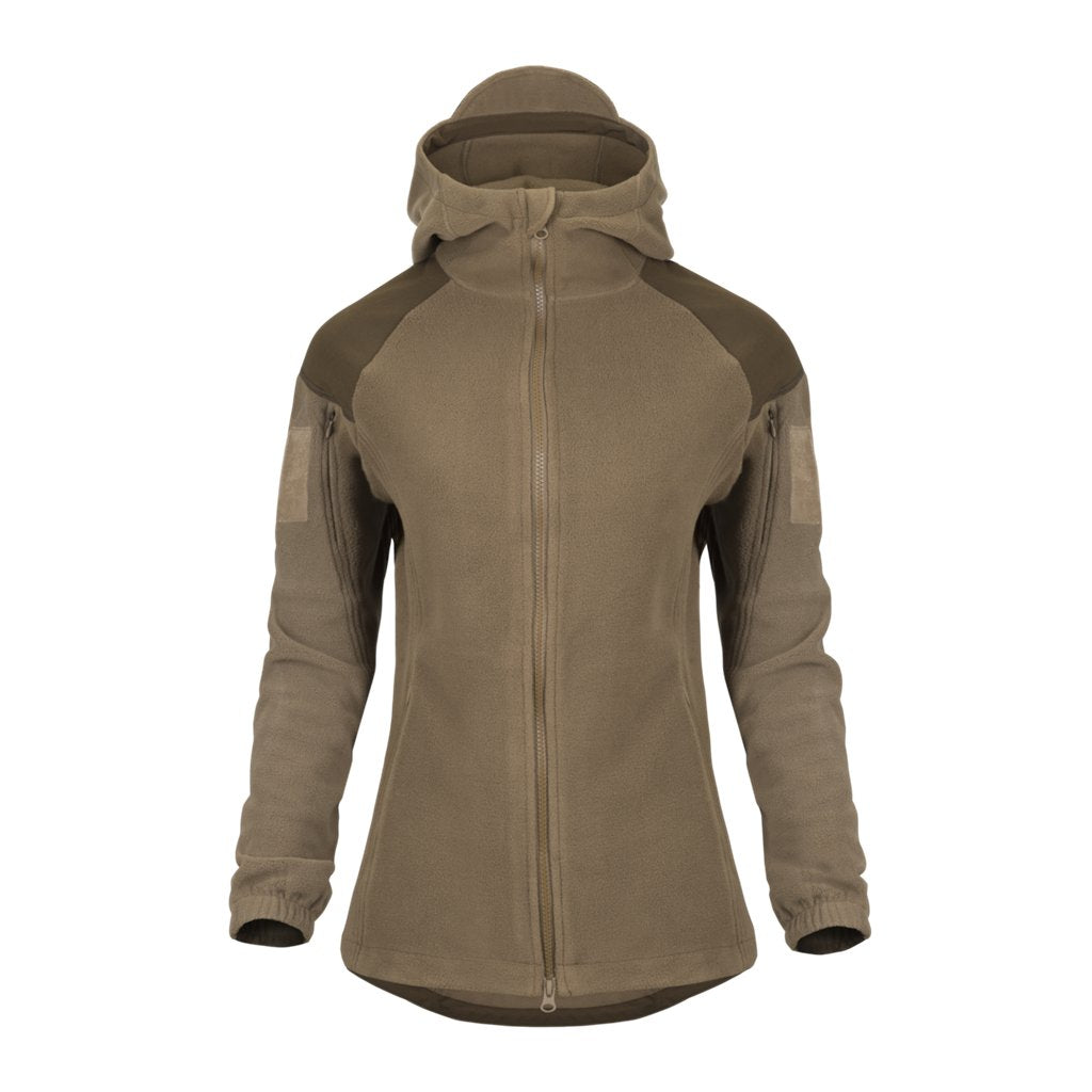 Women's CUMULUS® Jacket - Double Fleece - Coyote — Helikon-Tex
