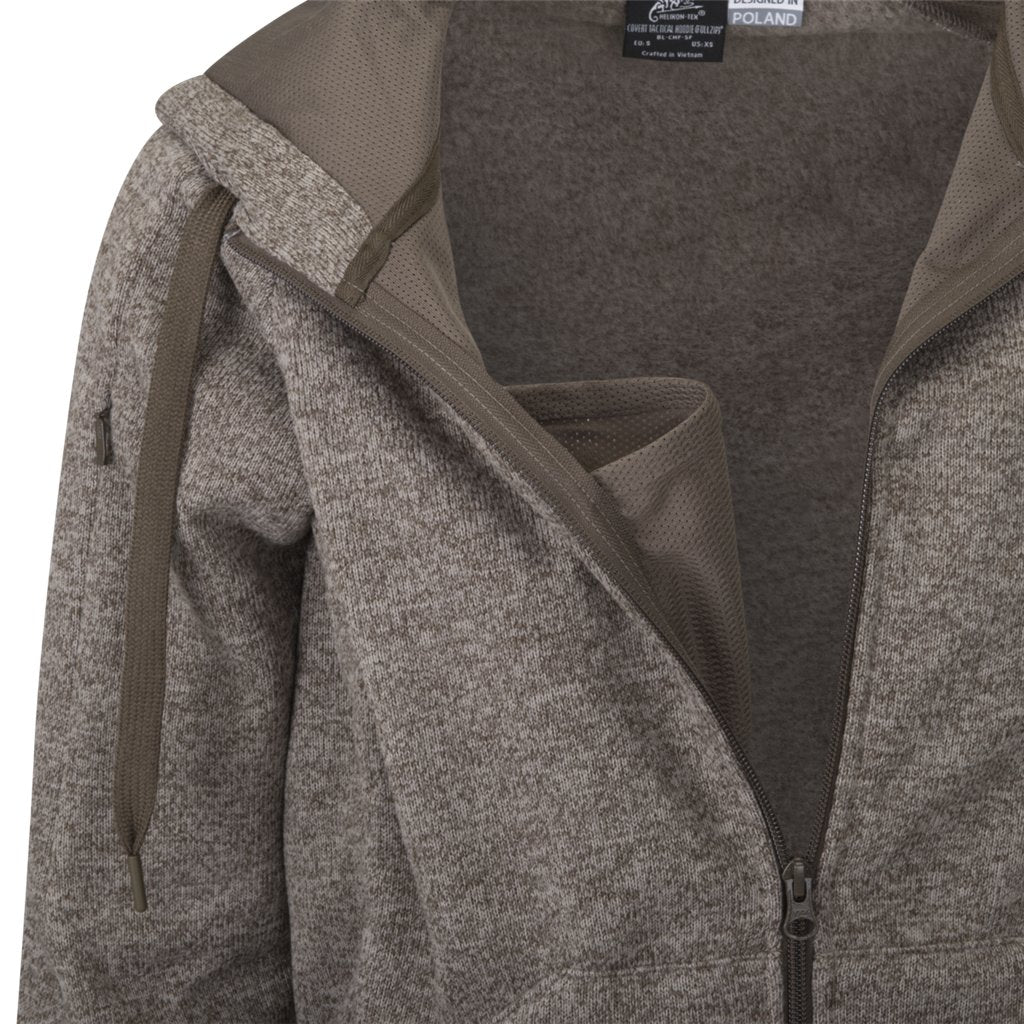 Covert Tactical Hoodie (FullZip)® - Melange Blue — Helikon-Tex