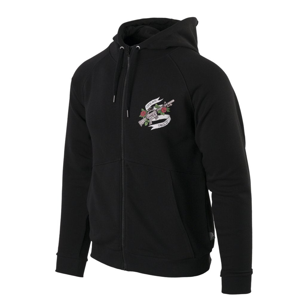 Come and take it Hoodie - Fullzip - Black — Helikon-Tex