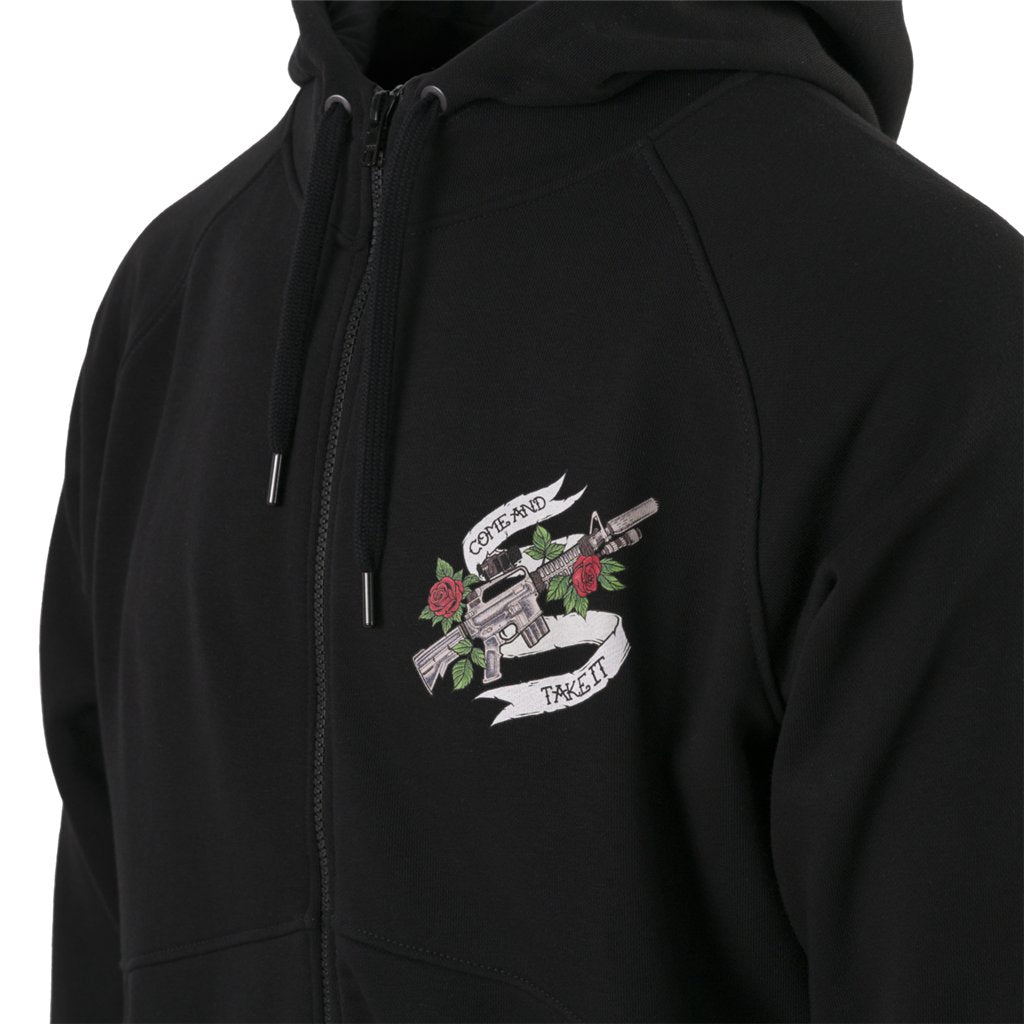 Come and take it Hoodie - Fullzip - Black — Helikon-Tex