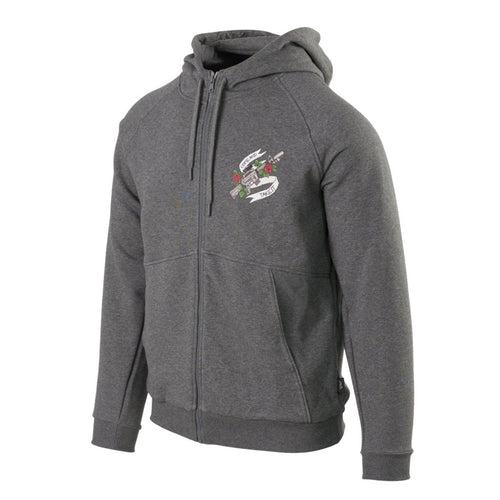 Come and take it Hoodie - Fullzip - Mid Grey Melange — Helikon-Tex